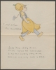 Tekeningen door Anna en Olga Osterhout van Lady Tulip en Gentian, aangeboden aan De Vries tijdens zijn verblijf bij W.J.V. Osterhout in Cambridge (Massachusetts), 1912