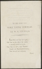 Stukken betreffende het overlijden van W.H. Suringar, Anna de Jong en Maria Louisa Suringar, 1823, 1872-1873 en ongedateerd