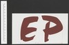 Werktekeningen in bruine verf, met dekwit gecorrigeerd, van &#39;EP&#39;(= Etablissements Plantin), &#39;LA&#39; en &#39;C&#39; van de Choc, [1963]