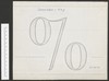 Werktekeningen breukcijfers in fotokopie, gesign. DS (=Dooijes), 1965-1967